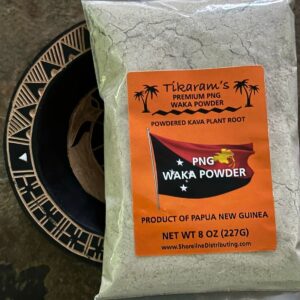 Tikaram’s Premium Papua New Guinea (PNG) Kava Waka Powder, 1/2lb (8oz)